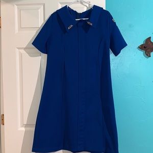 VFW Auxiliary Vintage Dress Large with Pins
